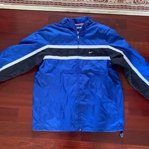 Retro Nike blue Windbreaker jacket